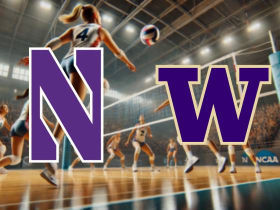 Northwestern Wildcats at Washington Huskies Women's Volleyball